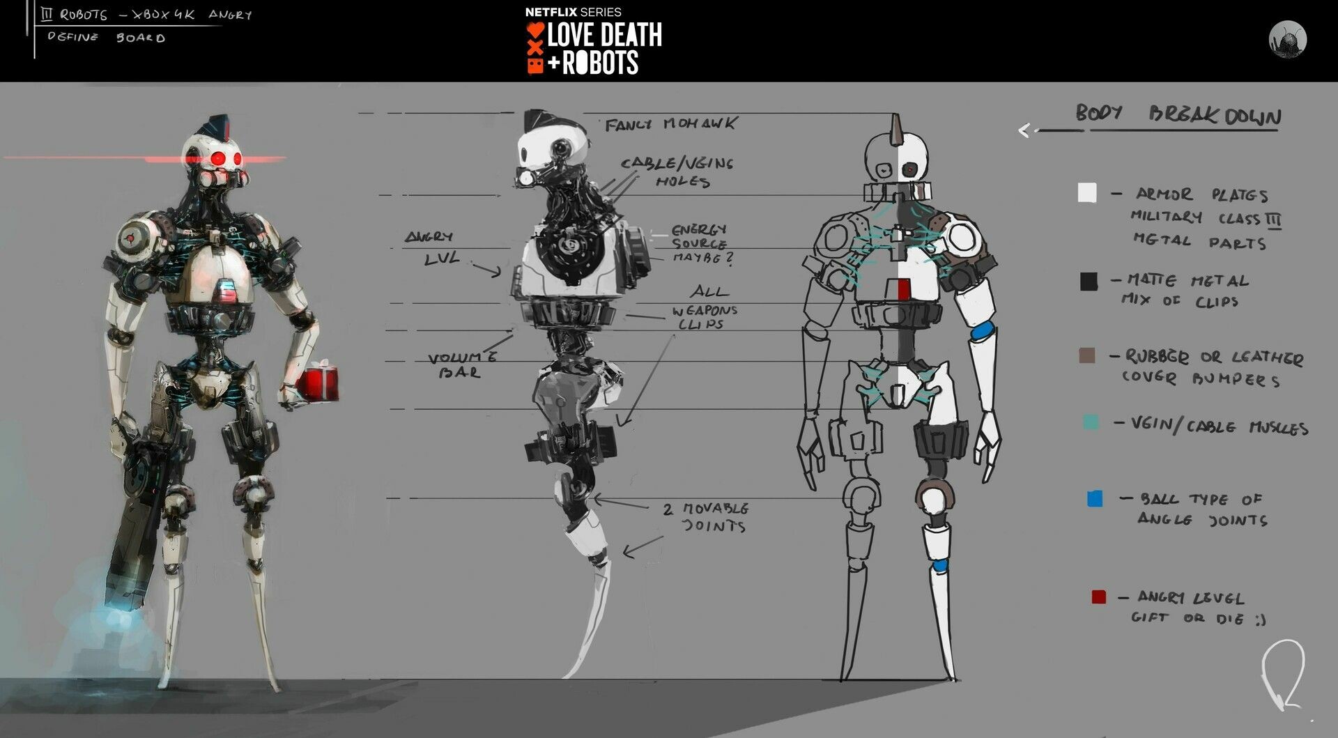 Love Death + Robots — Three Robots artwork 42
